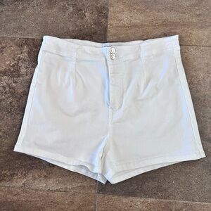EUC Fashion Nova High Waist White Shorts